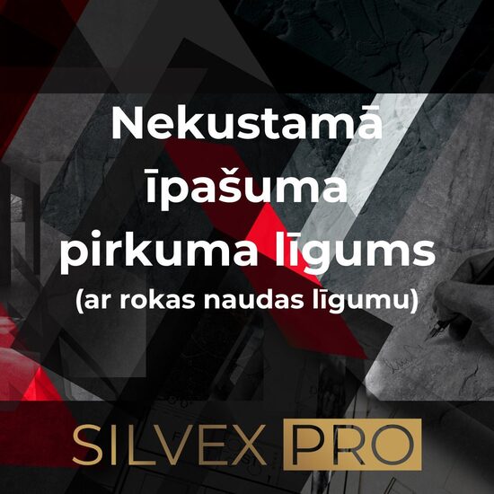 Nekustamā īpašuma pirkuma līguma paraugs ar rokas naudas līgumu (dokumentu komplekts)