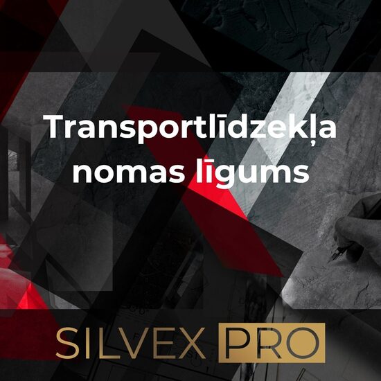 Transportlīdzekļa nomas līgums (komplekts)